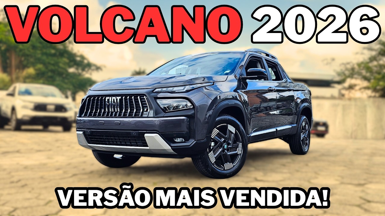 Fiat Toro Volcano 2026: Análise da Versão mais vendida, com Motor Turbo Flex!