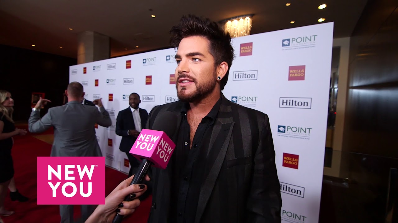 Adam Lambert at the Point Foundation Event