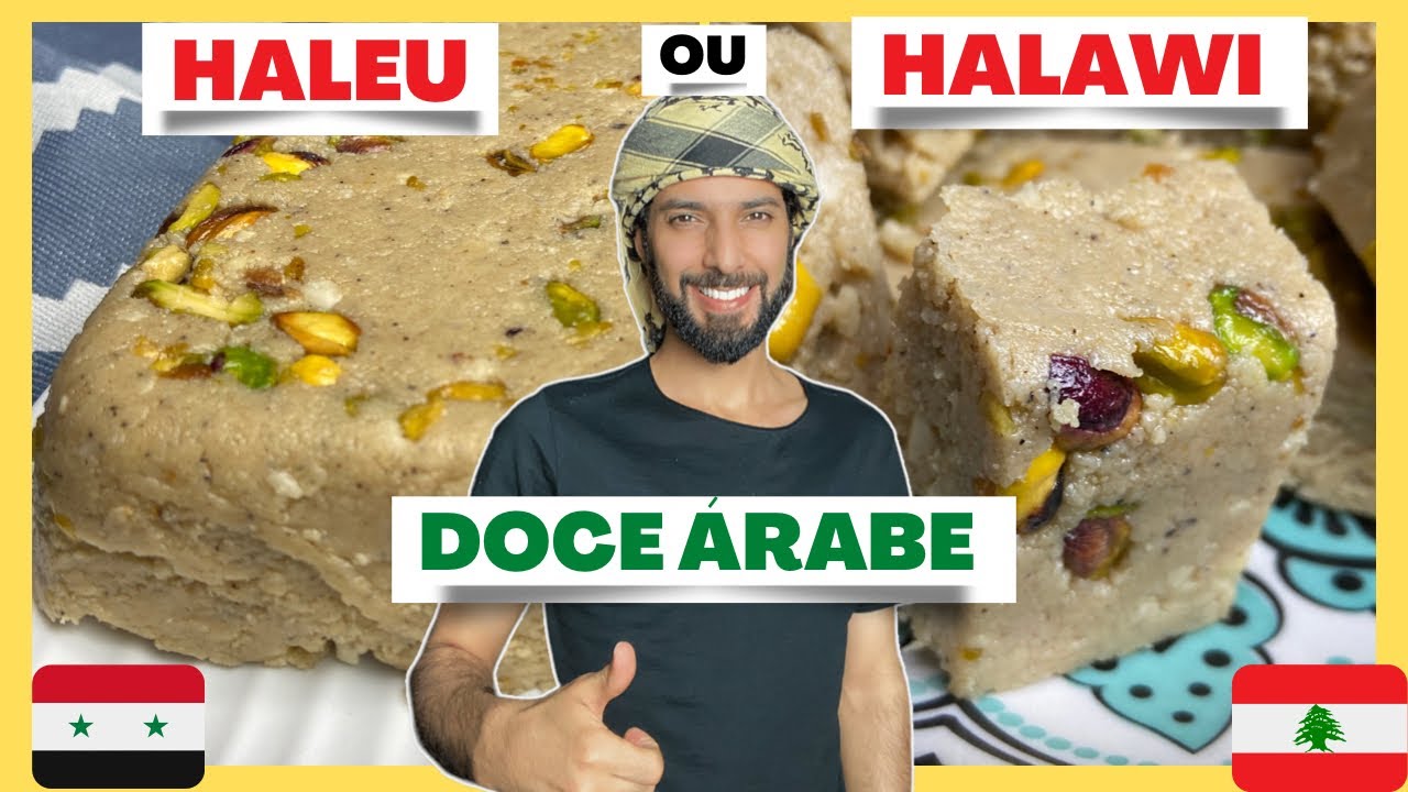Como Fazer O Doce Árabe Haleu ou Halawi Tradicional Bem simples