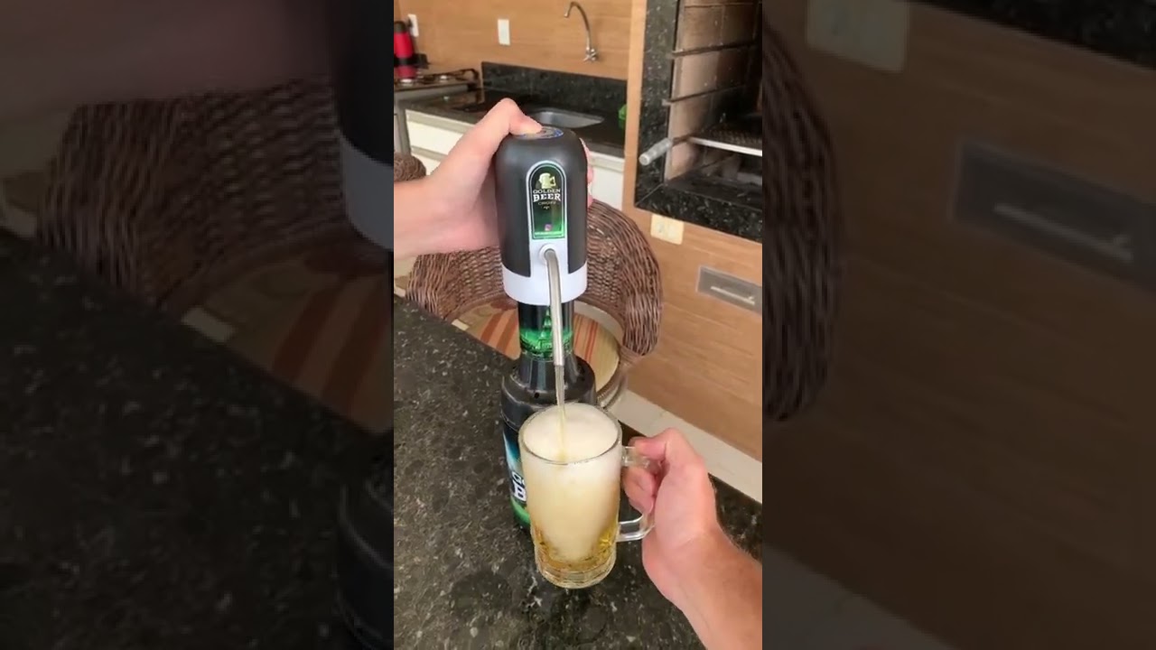 Chopeira Port&aacute;til Eletr&ocirc;nica Recarreg&aacute;vel - Golden Beer Chopp ** A Melhor! 🍻🍻🍻
