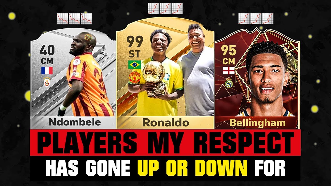 FOOTBALLERS MY RESPECT has Gone UP and DOWN For! 📈📉