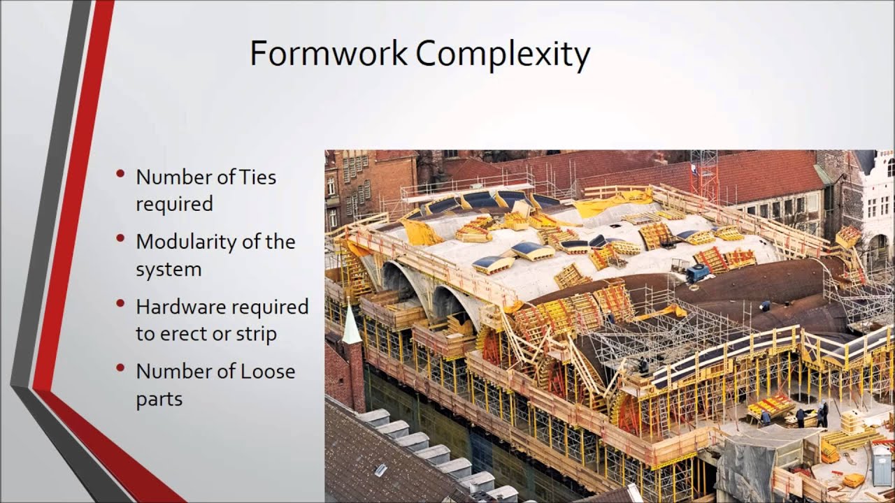 Improving the productivity of Formwork Systems - CEE 420