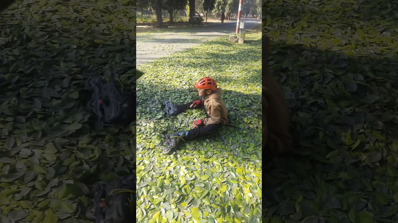 Green Leaves Falling 🍃 | NishanK Daily Vlogs | Skating in Bareilly Cantt | Pure Peace