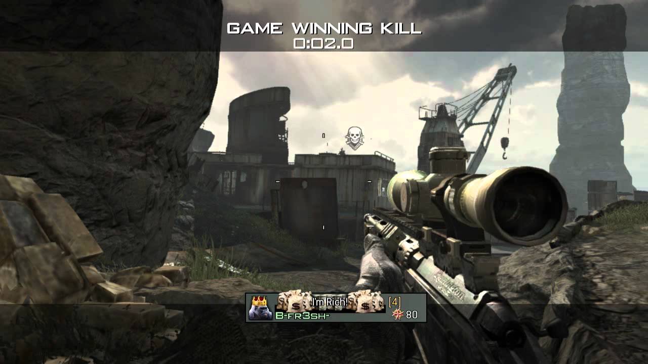 No-scope killcam (B-fr3sh- MW3 Game Clip)