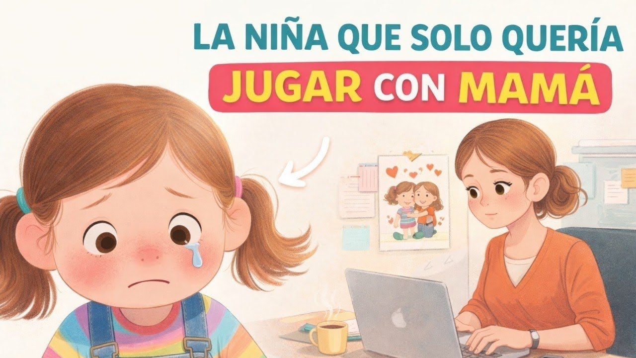 La niña que solo quería jugar con mamá