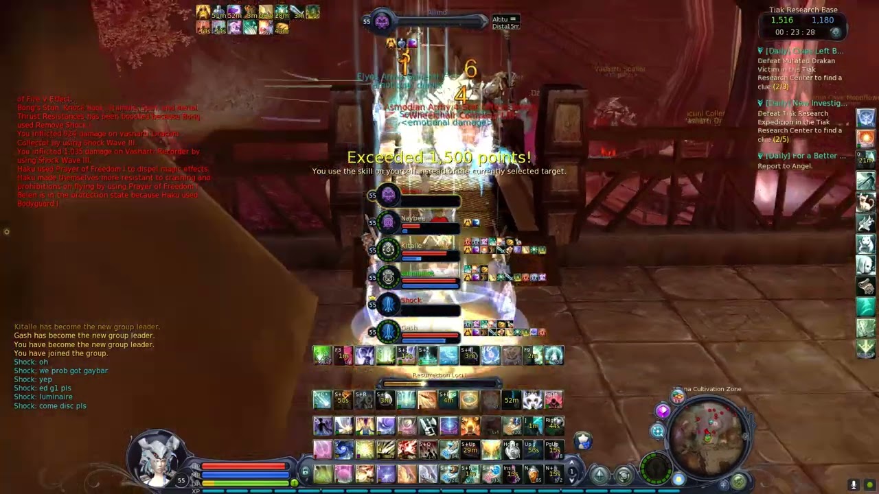 Aion Classic - Luminaire (2.0 - 2.4) Tiak Research and Chantra Dredgion (Cleric Support)