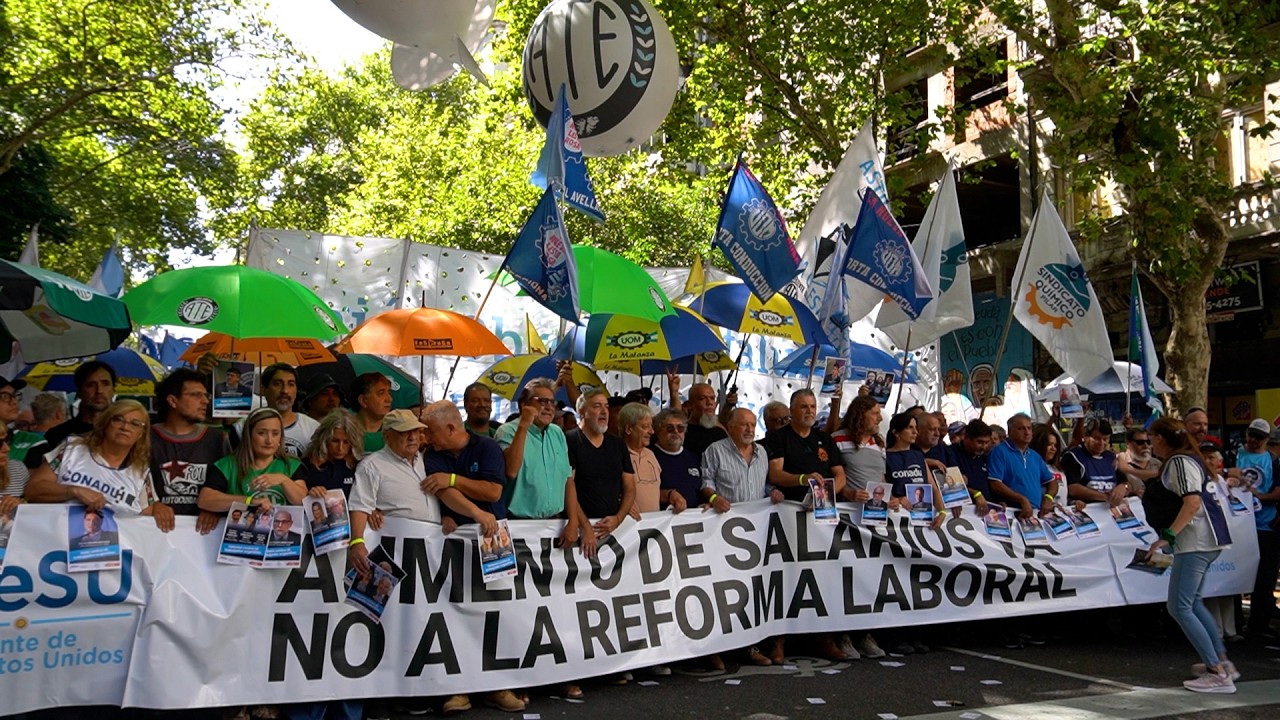 La CTA se movilizó junto al FreSU contra la reforma laboral y la baja en la edad de punibilidad