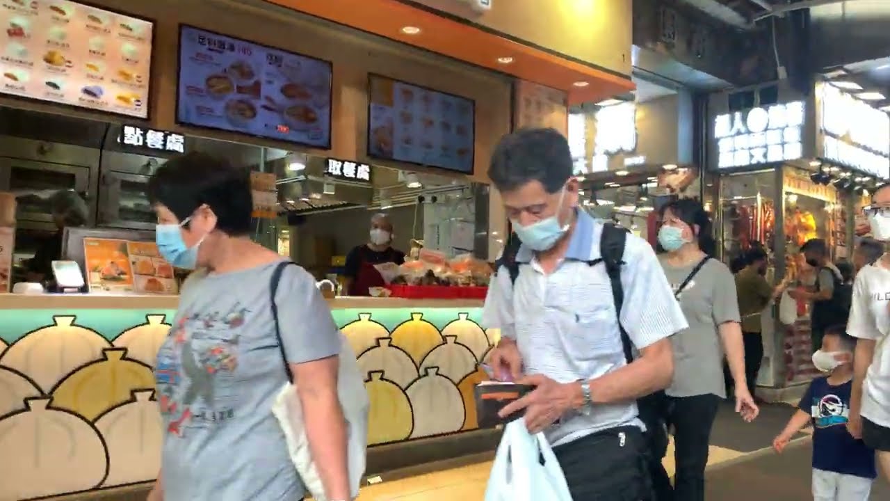 Hong Kong Street food/ Ngau Tau Kok  Road , Hong Kong walking tour