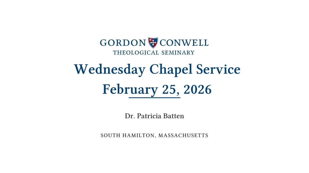 February 25, 2026 || Wednesday Chapel Message