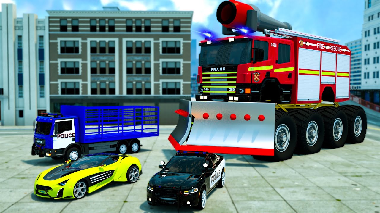 Catch On Hot Pursuit | Wheel City Heroes(WCH) Police Truck Cartoon