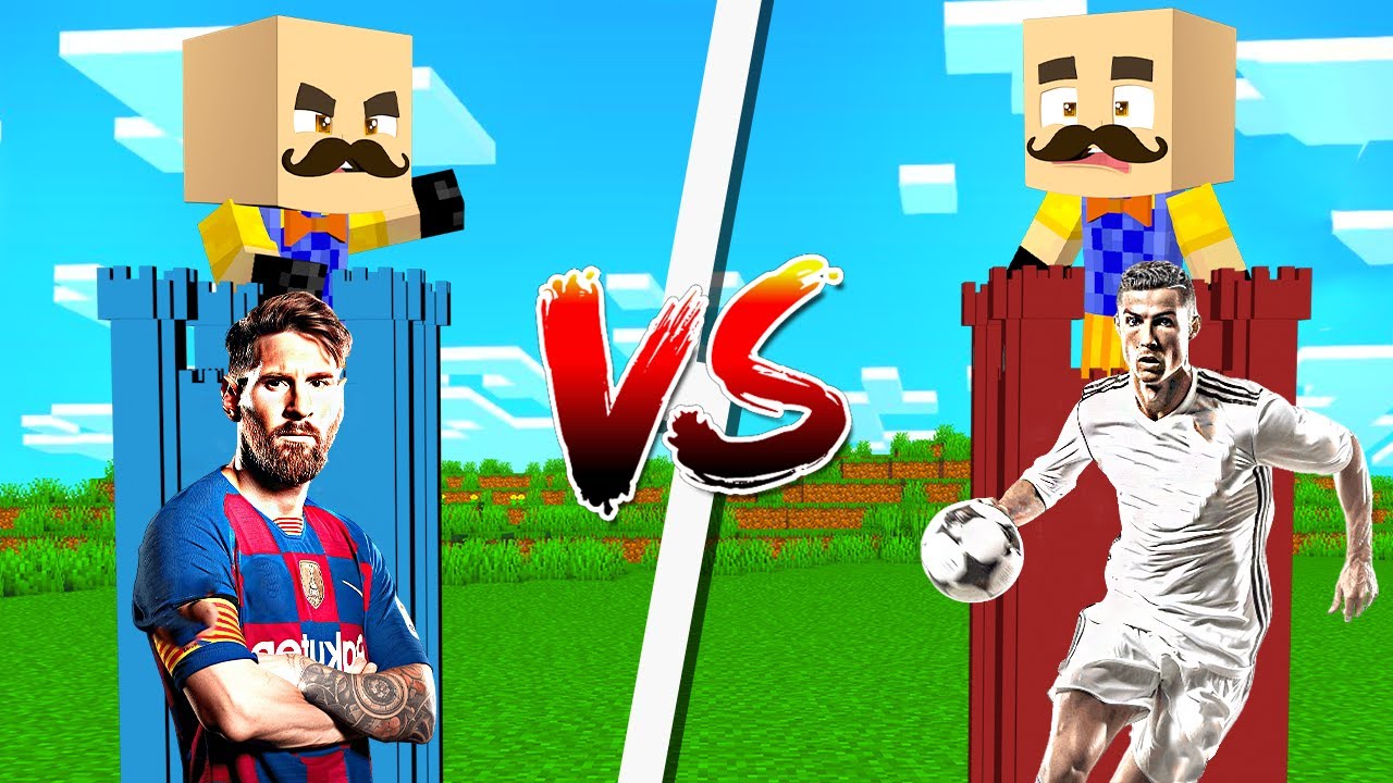 Ronaldo VS Messi კოშკი მაინქრაფთში!