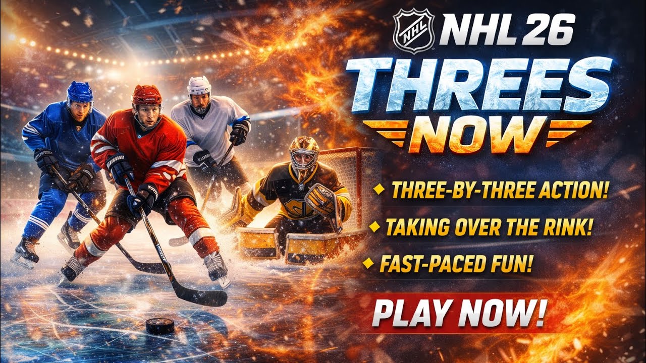 NHL 26 Threes Now Gameplay (PS5) #threes #goodoldtimehockey