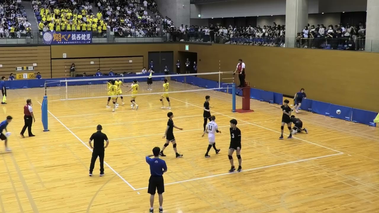 鎮西 vs 東福岡 1st set #バレーボール #volleyball