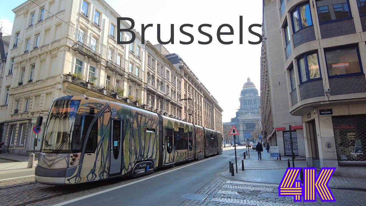 Brussels Belgium city walk | Palace of justice | Best view in the world | Palais de justice | 4K