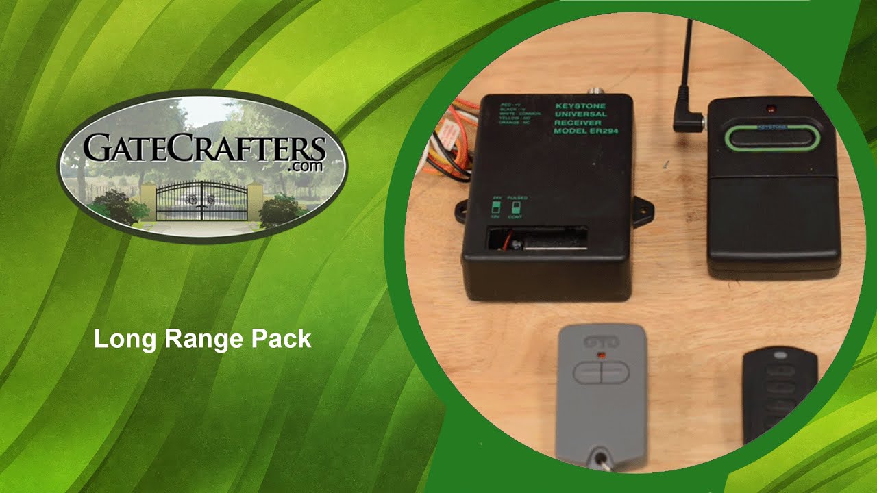 How To Use a Long Range Pack for a Driveway Gate Opener