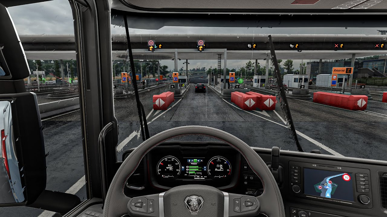 4K Rainy Realistic Ultra Graphic | Euro Truck Simulator 2 1.57 Mod By Snowymoon Gameplay
