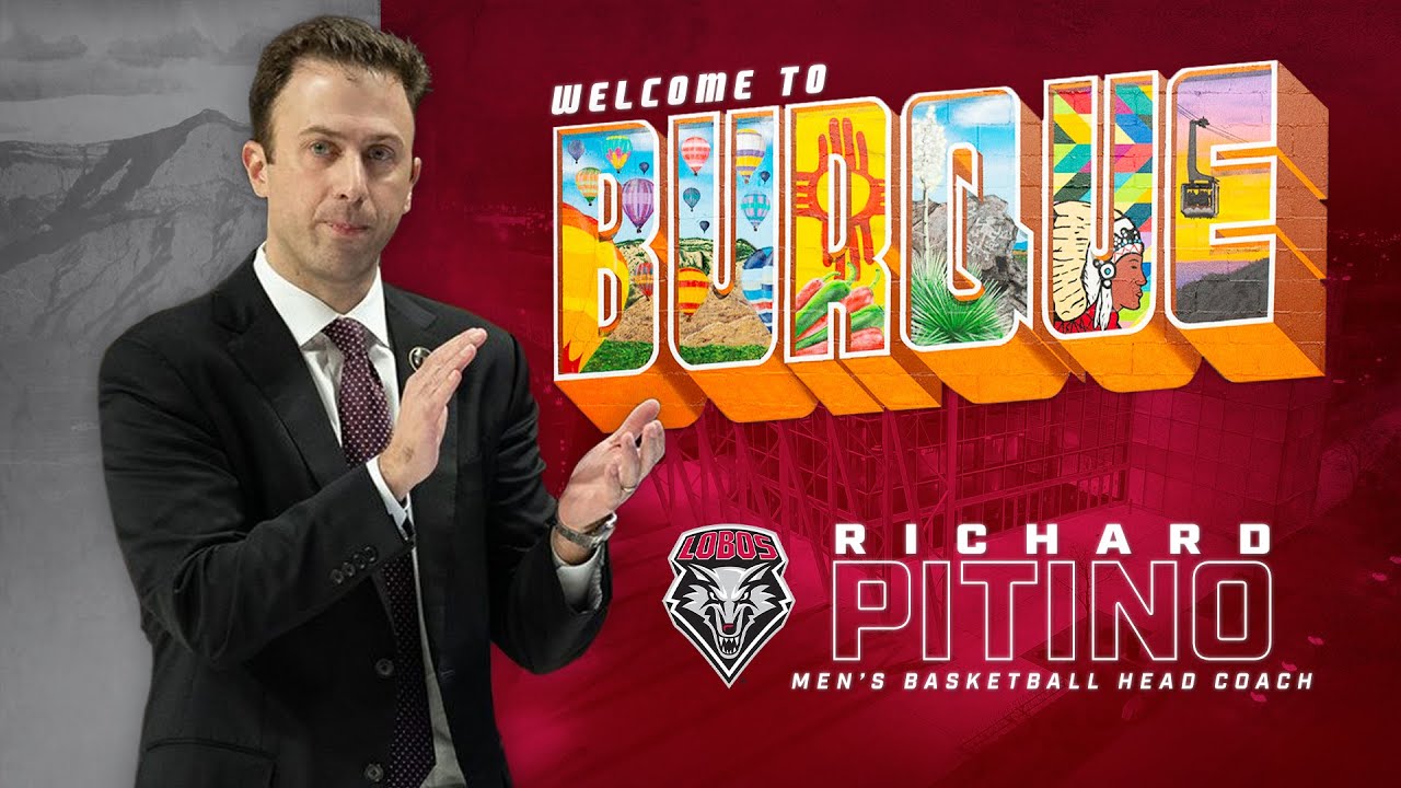 Press Conference: Richard Pitino Introduced as Lobo Men's Basketball Coach