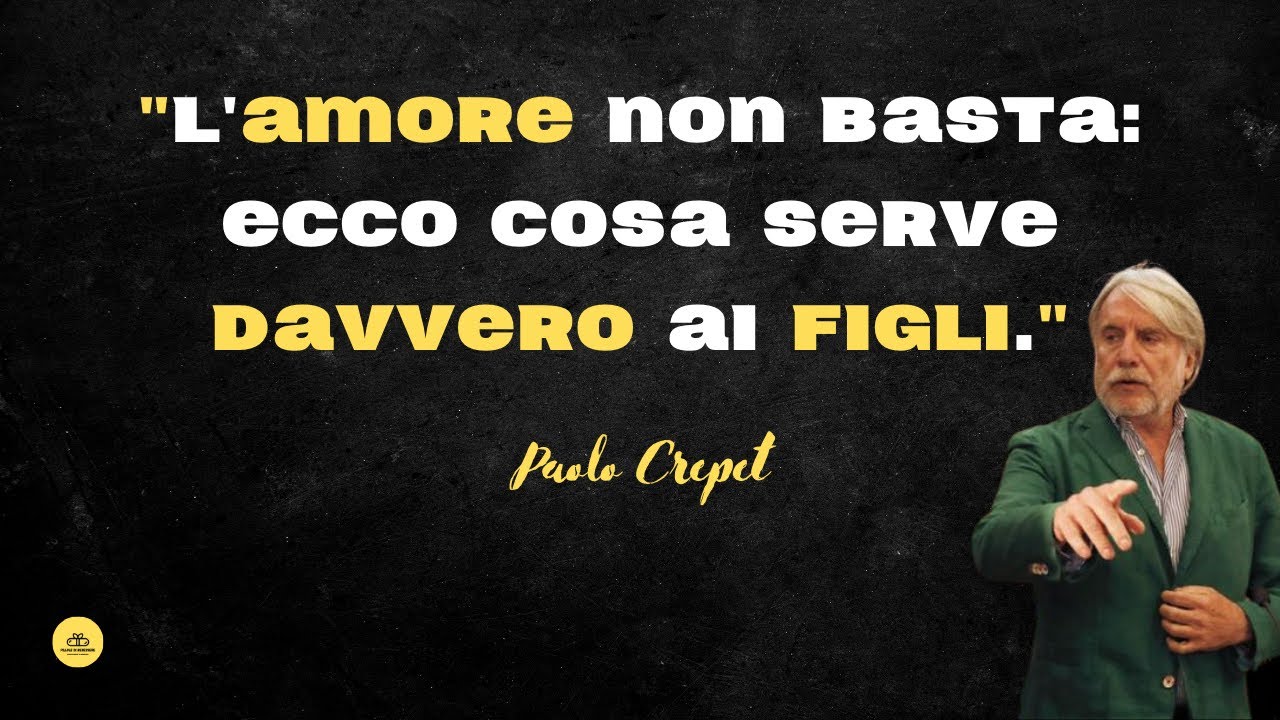 L'errore pi&ugrave; grande che fai con i tuoi figli. Paolo Crepet spiazza tutti