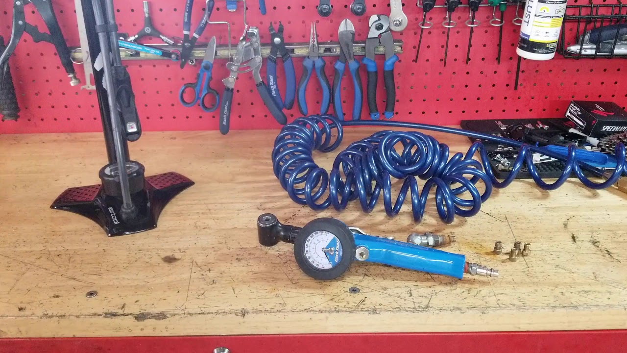 Floor pump vs. Compressor. The most important bike tool you can own.