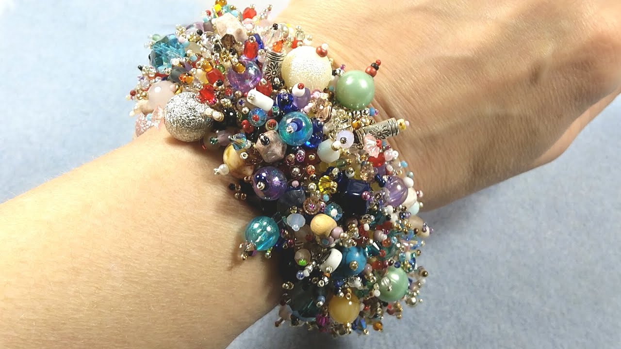 Beading4perfectionists : Beadsoup bracelet beading tutorial (beginners level tutorial).
