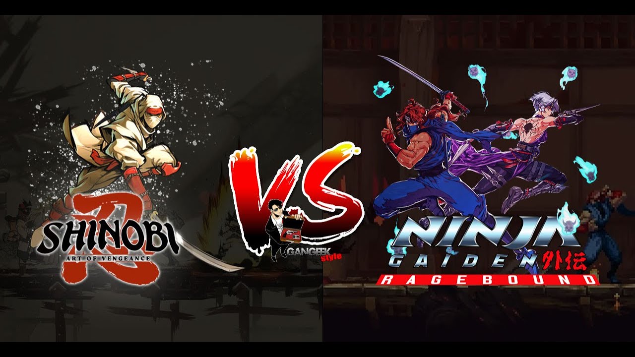 SHINOBI: Art of Vengeance versus NINJA GAIDEN Ragebound