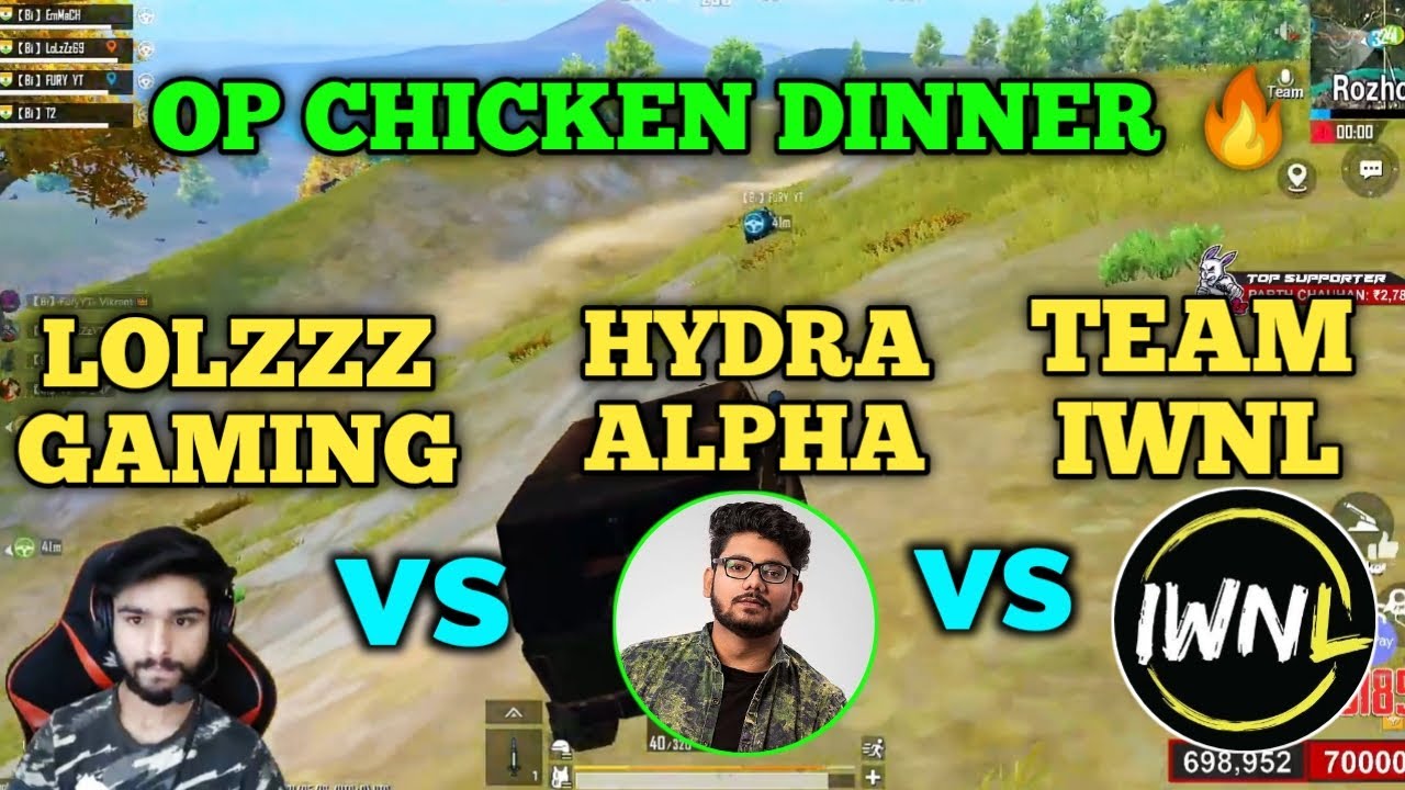 Bi lolzzz vs Hydra alpha vs Team iwnl 🔥 full intense fight in hydra elite customs | Pubg emulator