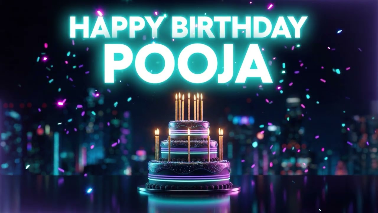 Happy Birthday Song for Pooja ✨ Original Party Version
