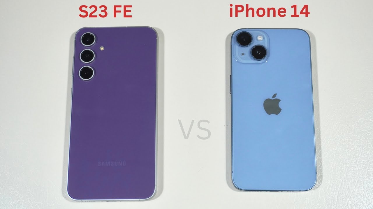 Samsung Galaxy S23 FE vs Apple iPhone 14 Speed Test and Camera Comparison