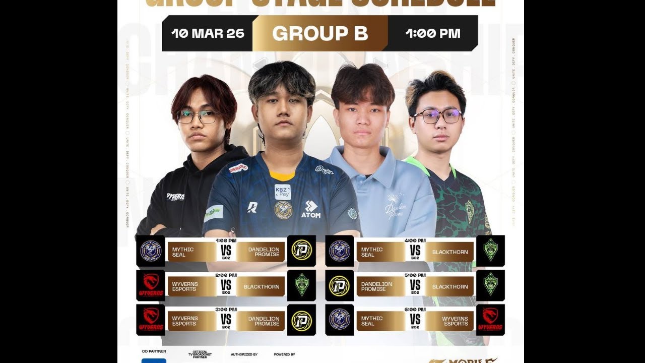 Mythic Seal,Blackthorn,Wyvern Esports, Dandelion Promise ပါဝင်တဲ့ NEC MLBB