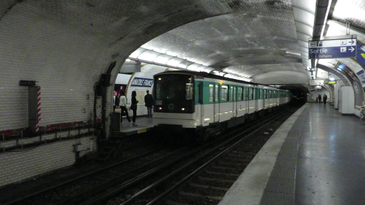[Paris] MF67 Métro 3 - Anatole France (sans voyageur)