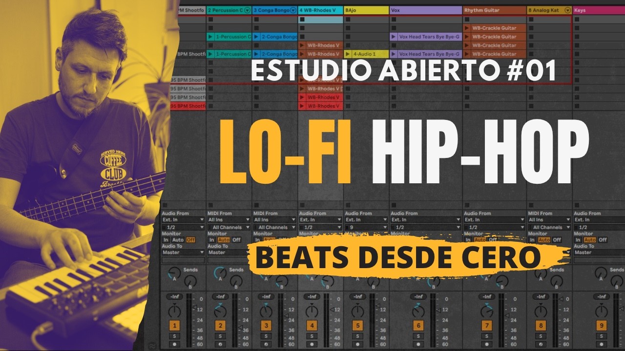 Estudio abierto #01: Creando un Beat desde cero (Ableton Live Looping) ☕