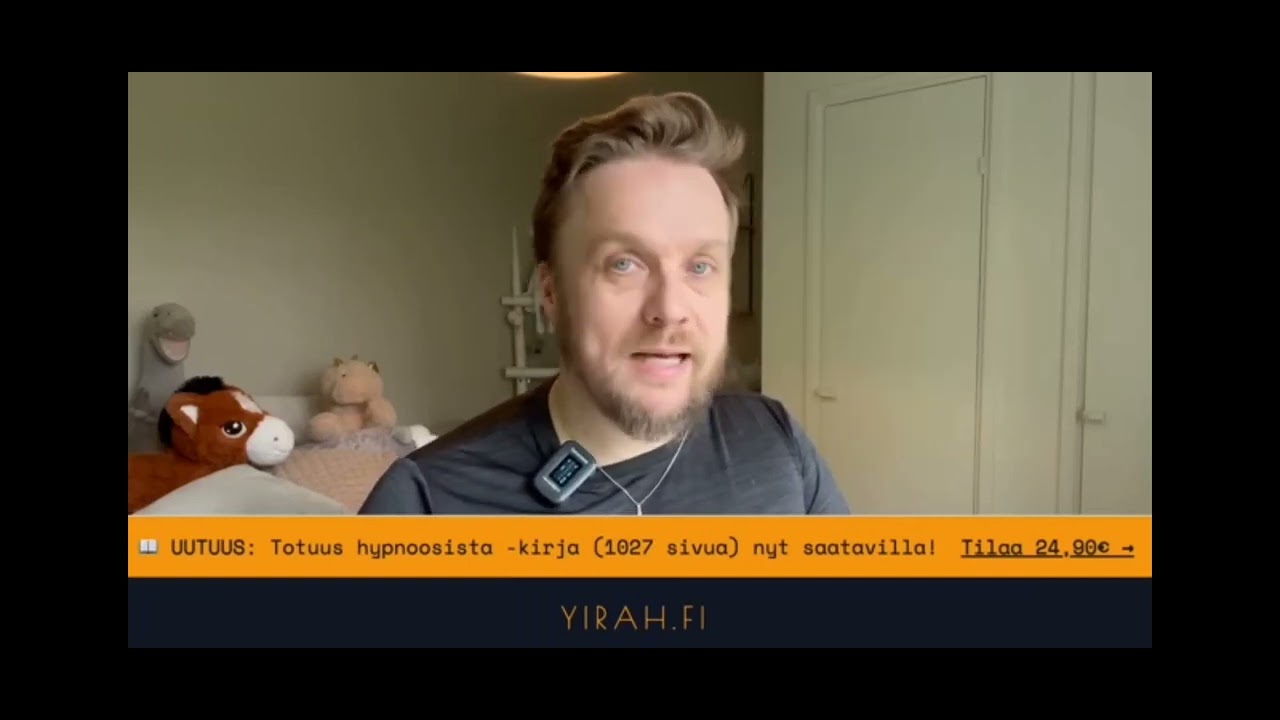 Sami Minkkinen "Totuus hypnoosista" -kirjastaan: "Todistaa Jumalasta, kaikki kunnia Jeesukselle!"