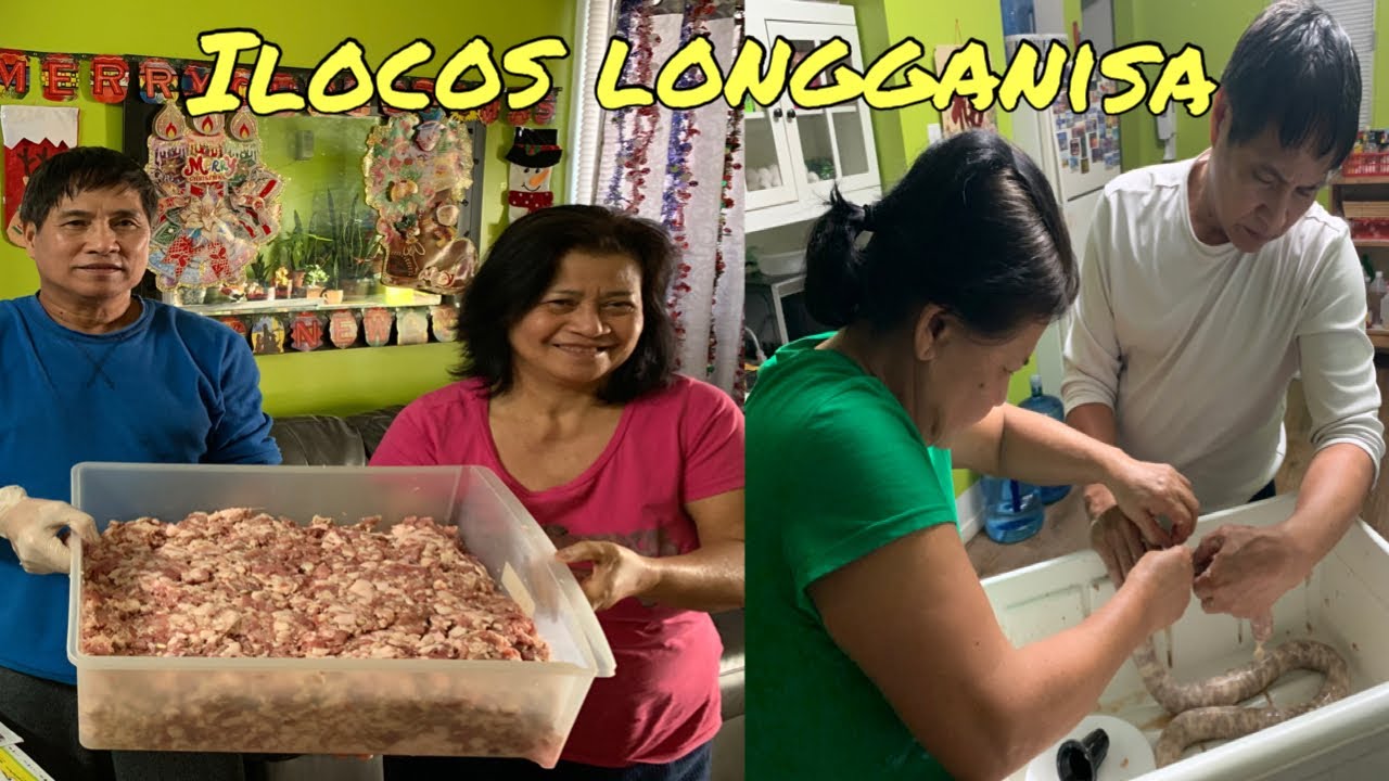 HOW TO MAKE ILOCOS (BATAC CITY) LONGGANISA (GARLIC FLAVOUR)