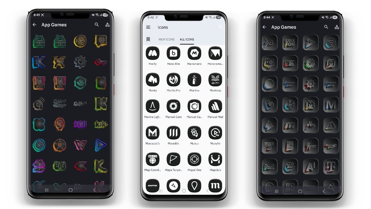 3 лучших приложения с темными иконками для Android в 2026 году