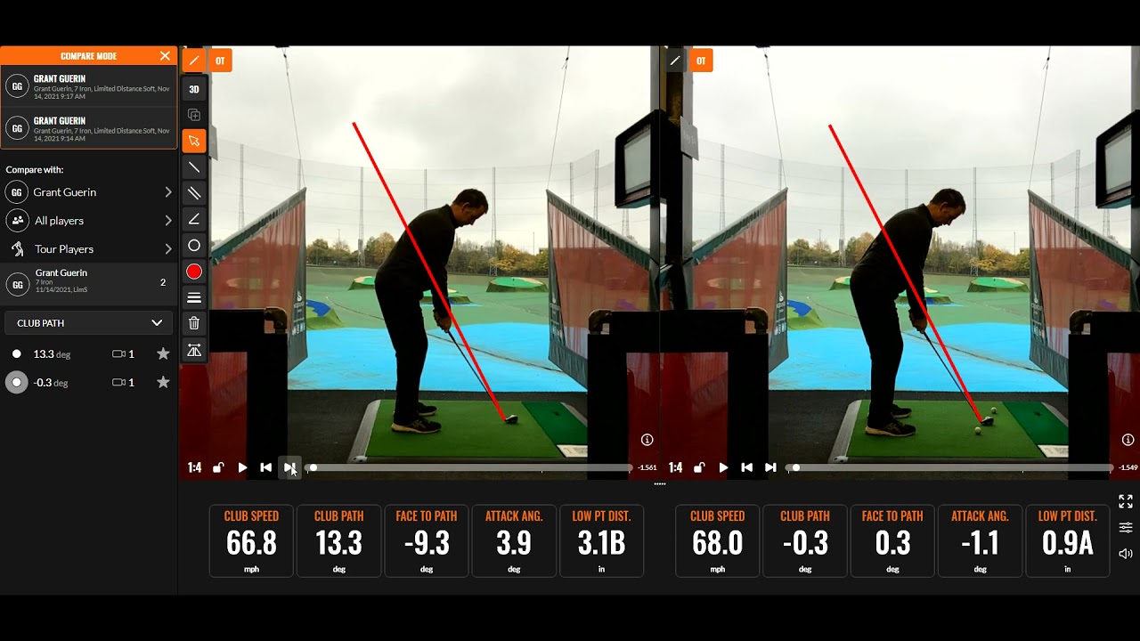A simple drill to stop swinging too far from the inside
