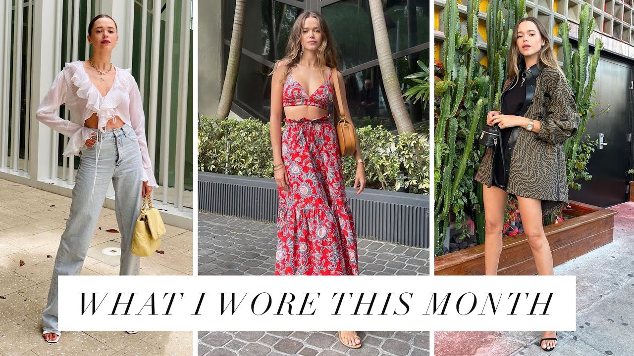 What I Wore This Month
