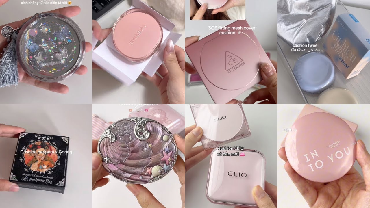 [ SHOPEE HAUL ] Tổng hợp cushion & phấn phủ hot Tiktok | Góc review 