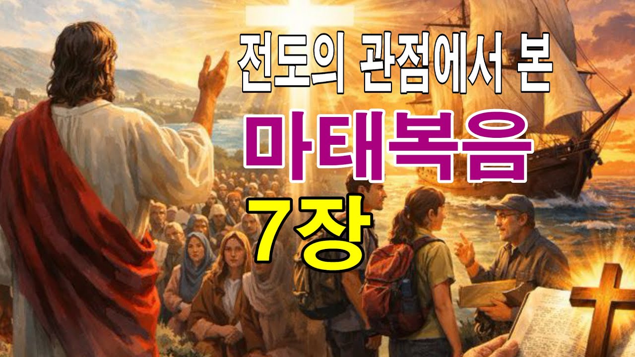 전도의 관점으로 본 [마태복음7장 읽기] 천국백성들이 가져야할 삶의 방식은 비판 하기보다는 어렵더라도 좁은문으로 들어갈것, 거짖 선지자들은 삶의 열매를 보면 알수 있다.