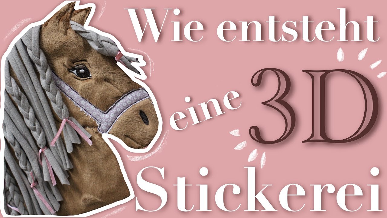 Wie entsteht eine 3D-Stickerei? // Tutorial //♡Handmadebyanni♡