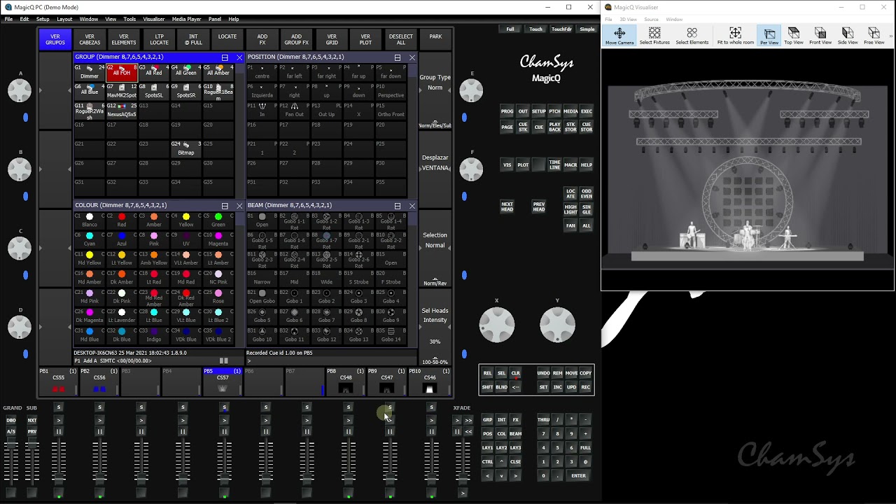 Tutoriales Basicos MagicQ: Opciones de Playback