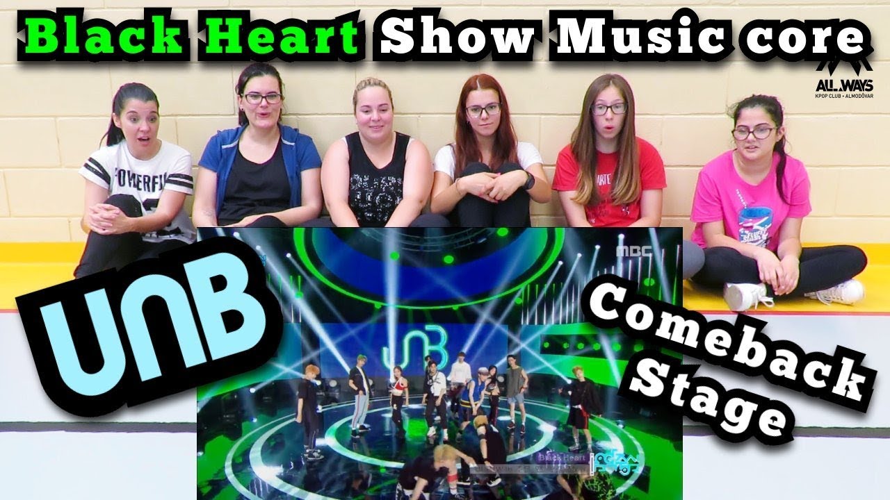 TEACHERS vs STUDENTS Reaction Time! | UNB - Black Heart - Show Music Core 20180630