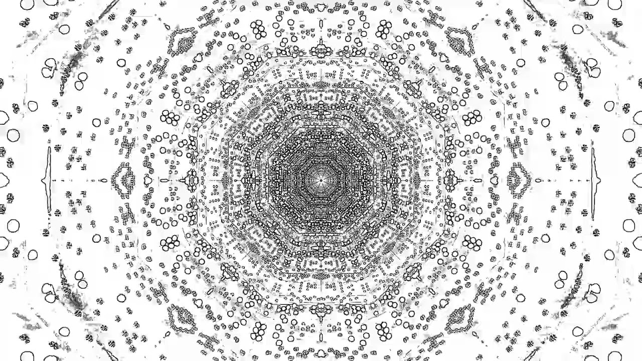 10 hours Mandala Neon Tunnel Screensaver PC 4k UHD 60fps Live Wallpaper