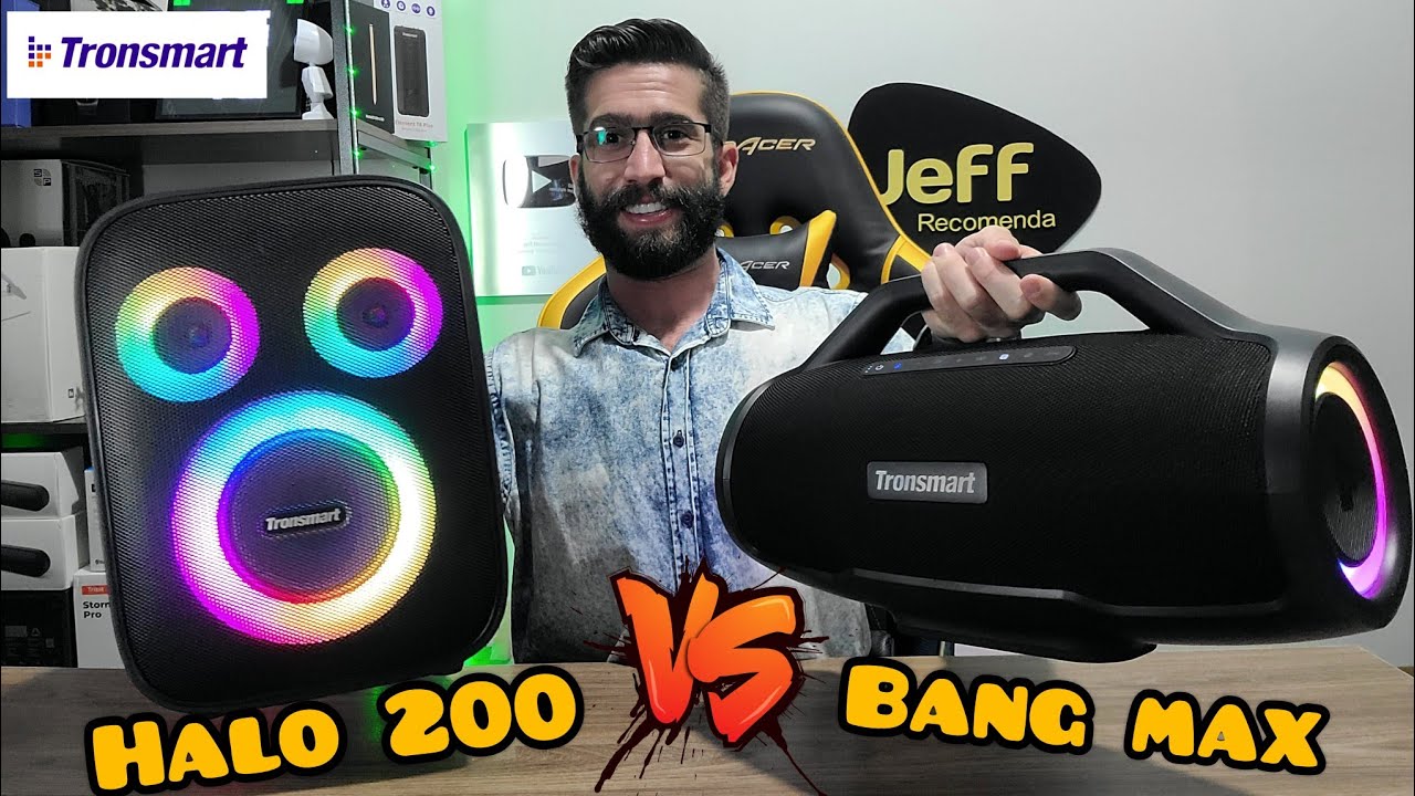 TRONSMART BANG MAX 130W Vs TRONSMSRT HALO 200 120W: Quais as Diferenças? Qual COMPRAR? (Comparativo)