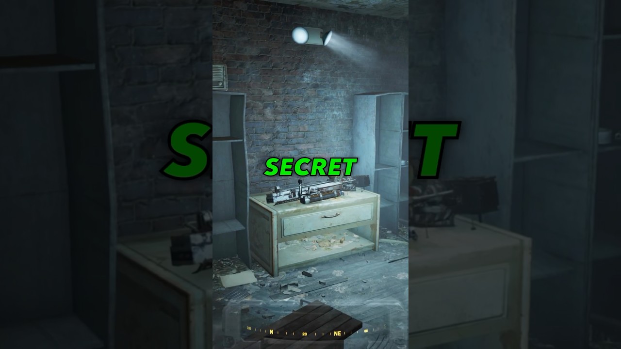 It Took Me 9 Years To Find This Secret Room In Fallout 4 #fallout4 #fallout4gameplay #gaming