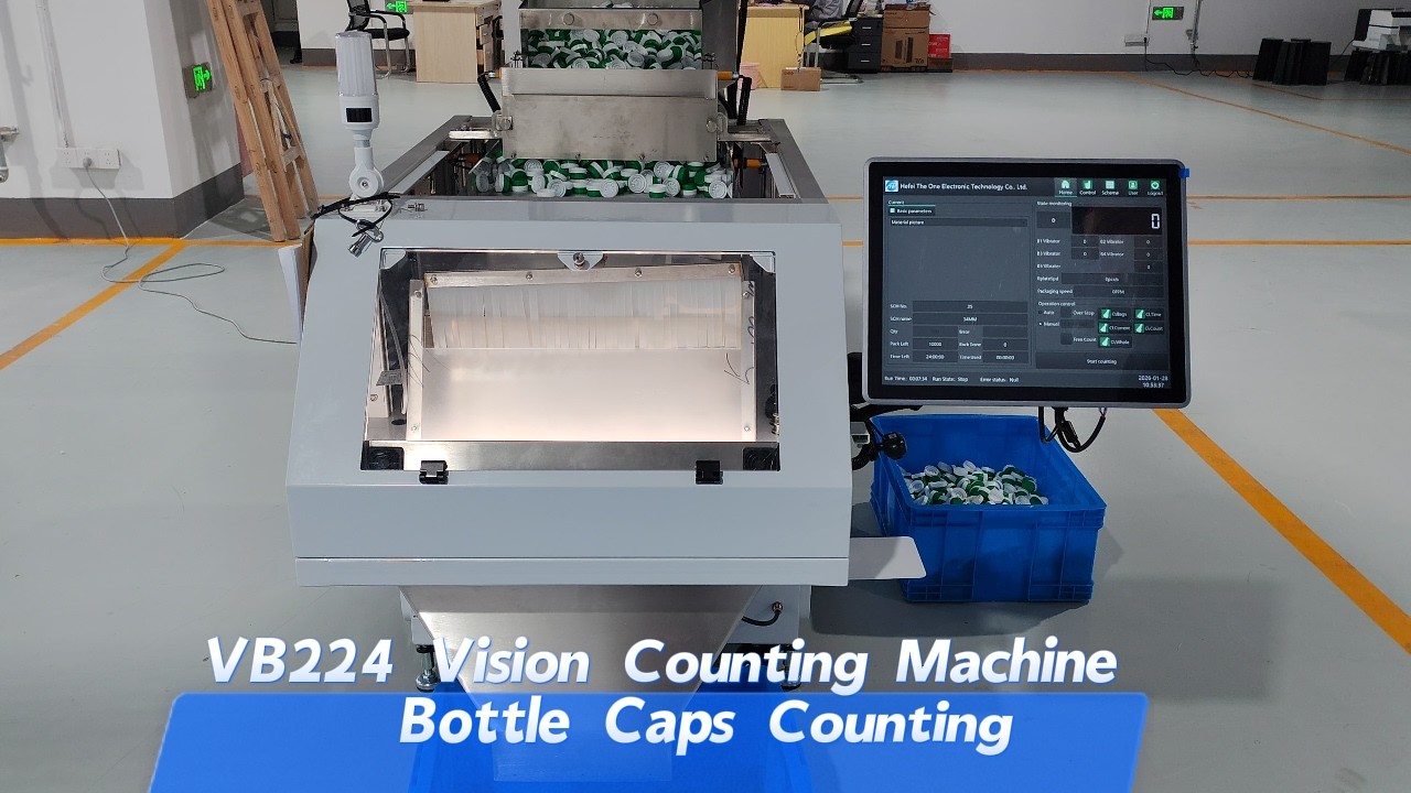 VisCount VB224 Vision Counting Machine | Precision Bottle Cap Counting Solution