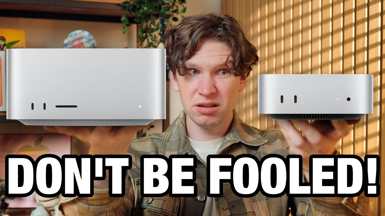 M5 Pro Mac mini VS M5 Max Mac Studio - DON'T BE FOOLED!