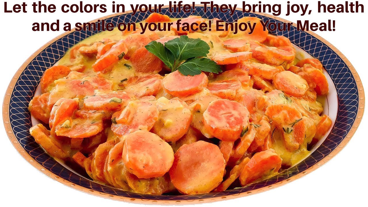 Cooked Carrots with Curcuma – Vegetarian Recipe