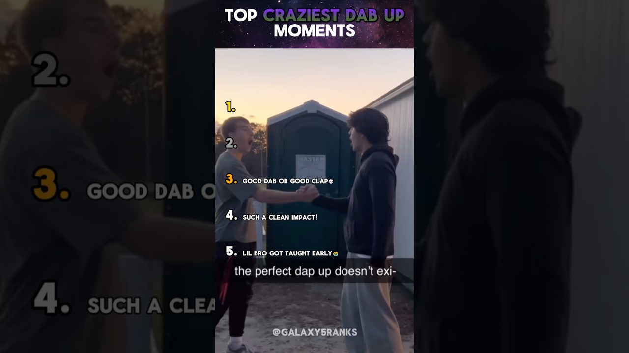 Ranking Top Craziest Dab Up Moments #shorts