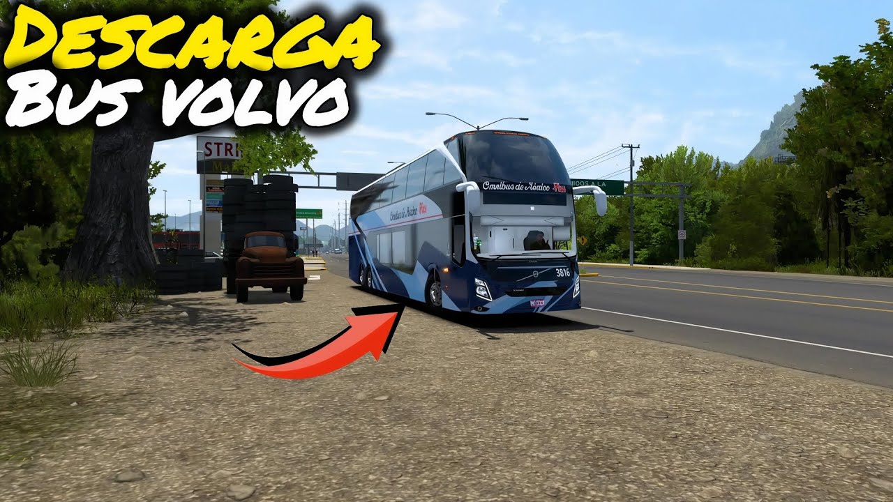 Descarga ESTE AUTOBÚS VOLVO 9800 BIEN CHULETON CON SKINS MEXICANAS 🇲🇽🍯