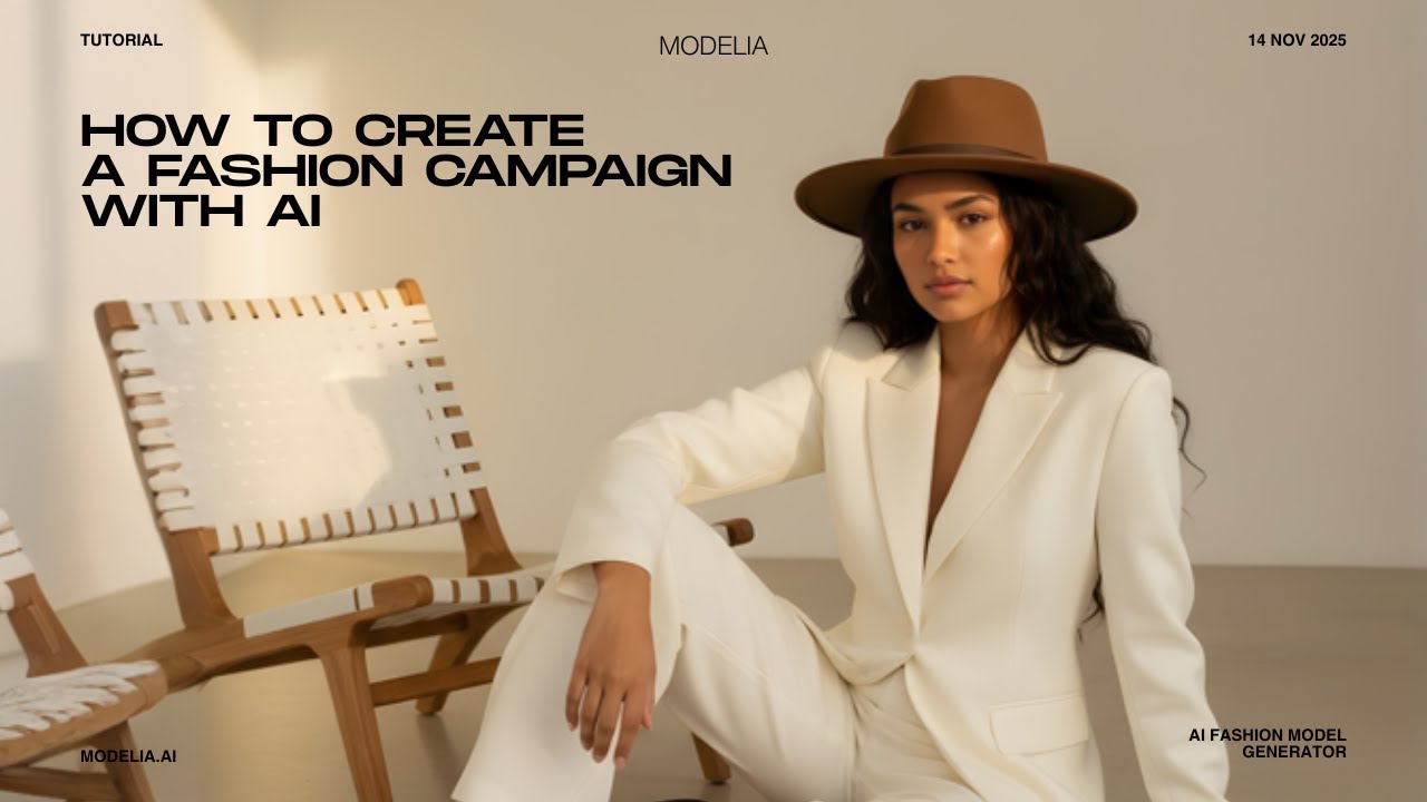 How to create fashion editorial visuals using AI